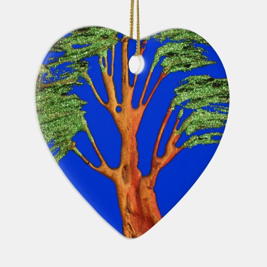 Unter dem blauen Himmel: Die Sammlung Acacia Tree Keramikornament (Rechts)