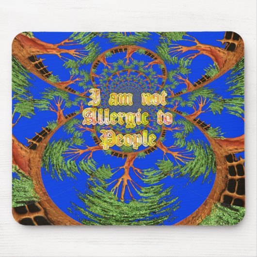 Unter dem blauen Himmel: Die Sammlung Acacia Tree Mousepad (Vorne)