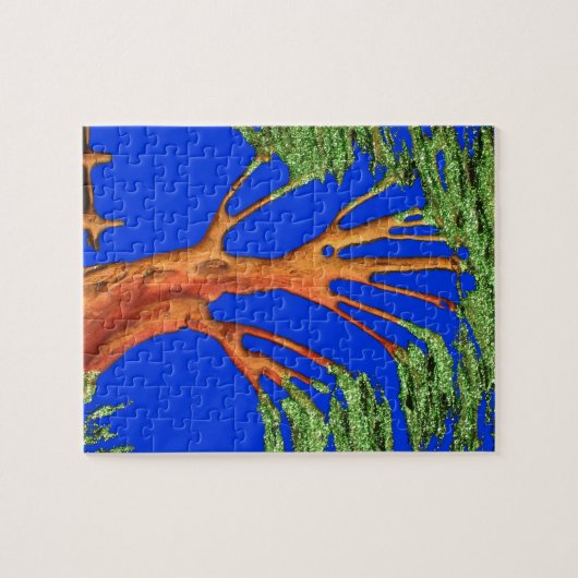 Unter dem blauen Himmel: Die Sammlung Acacia Tree Puzzle (Horizontal)