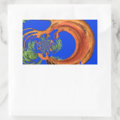 Unter dem blauen Himmel: Die Sammlung Acacia Tree Rechteckiger Aufkleber (Tasche)