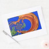 Unter dem blauen Himmel: Die Sammlung Acacia Tree Rechteckiger Aufkleber (Umschlag)