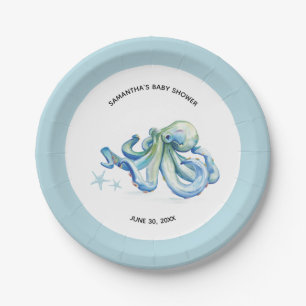 Unter dem Blauen Kraken Pappteller