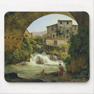 Unter dem Bogen einer Brücke in Italien, 1822 Mousepad