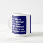 Unter dem Brüllen Kaffeetasse (Vorderseite Links)