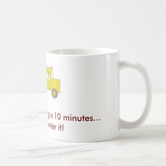 Unter dem Bus Kaffeetasse (Rechts)