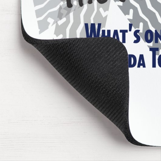 Unter dem Bus-Typ Mousepad (Ecke)