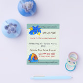 Unter dem Camping "Sterne" Flyer (Einzeln)