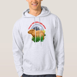 Unter dem Capybara-Mond Süßes Tier Hoodie