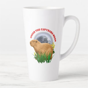 Unter dem Capybara-Mond Süßes Tier Milchtasse