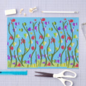 unter dem Cartoon schwimmen Seidenpapier (Handwerk)