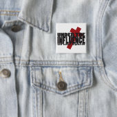 Unter dem Christlichen Entwurf des Einflusskreuzes Button (Beispiel)