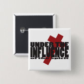 Unter dem Christlichen Entwurf des Einflusskreuzes Button (Vorne & Hinten)