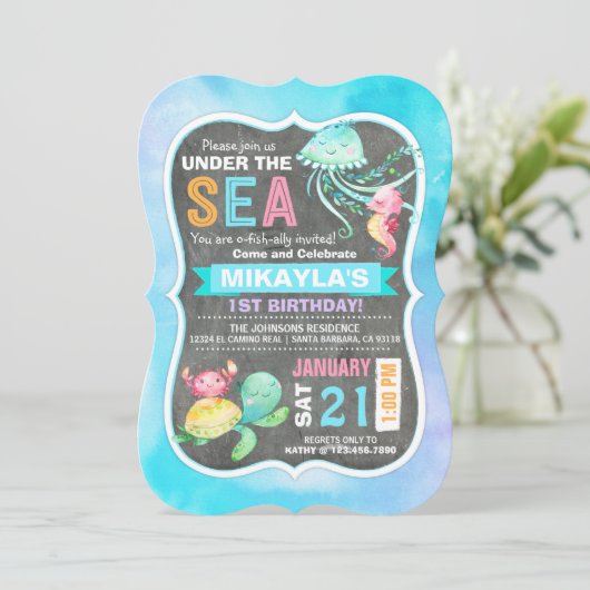 Unter dem einladung (Stehend Vorderseite)