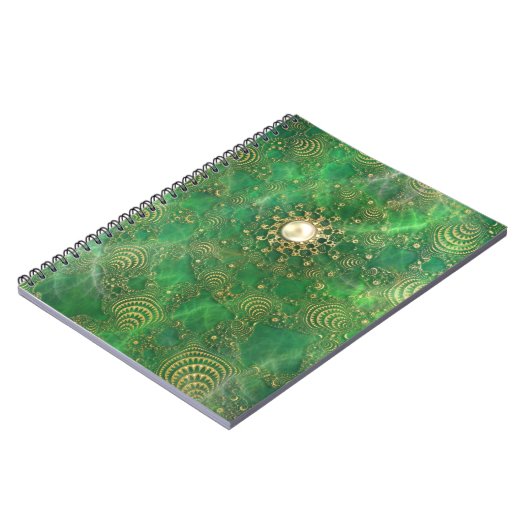 Unter dem Emerald Sea Notebook Notizblock (Linke Seite)