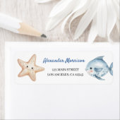 Unter dem Etikett für die Rücksendeadresse der Geb (Insitu)