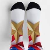Unter dem Falten des Banners Socken (Oben)