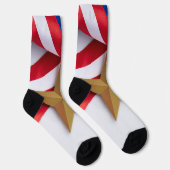 Unter dem Falten des Banners Socken (Rechts)