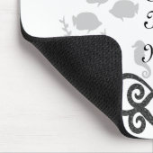 Unter dem Fischfang im Meer Mousepad (Ecke)