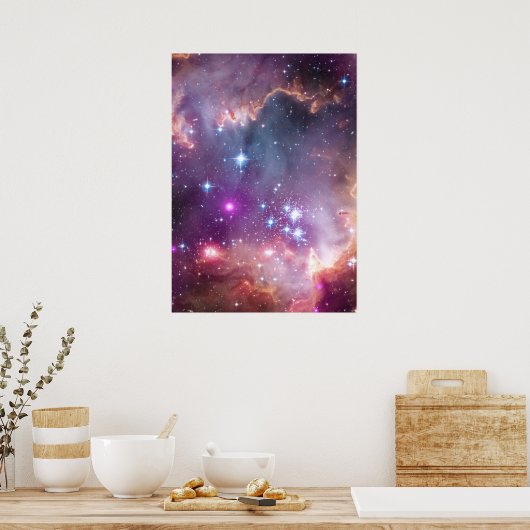Unter dem "Flügel" des kleinen Magellanic Clo aufg Poster (Küche)