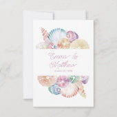 Unter dem Foto Hochzeit Danke Karte (Rückseite)