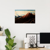 Unter dem Gipfel Ukiyo-e japanische Kunst Poster (Heimbüro)