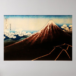 Unter dem Gipfel Ukiyo-e japanische Kunst Poster