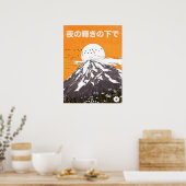 unter dem Glühen des Abends Poster (Küche)