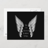 Unter dem Gods Wings Poster Postkarte (Vorne/Hinten)