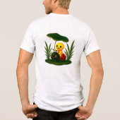 Unter dem grünen Blätterdach Tri-Blend Shirt (Rückseite)
