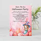 Unter dem Halloween-Party Einladung (Stehend Vorderseite)