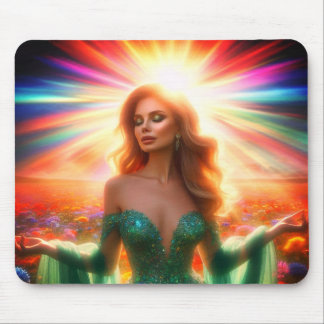 Unter dem herrlichen funkelnden Sonnenschein auf e Mousepad