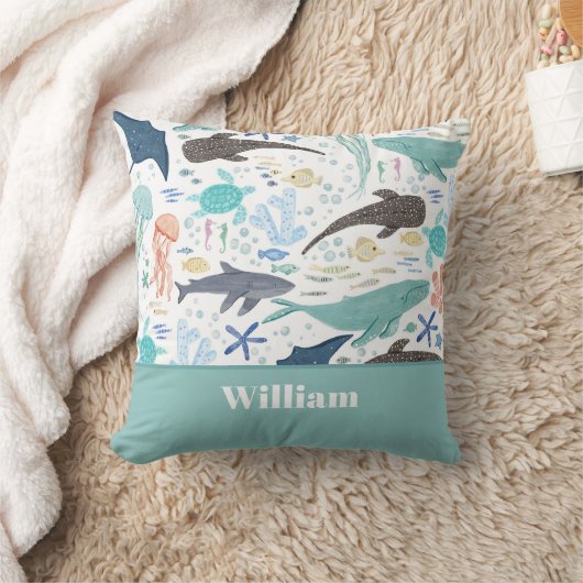 Unter dem Individuelle Name Kissen (Decke)