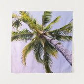 Unter dem Karibischen Palmenbaum 1 Wandteppich (Vorderseite)