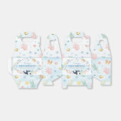 Unter dem Kindergeburtstag der Meerestiere Geschenkschachtel (Ungefaltet)