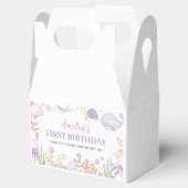 Unter dem Kindergeburtstag der rosa Ozeane Geschenkschachtel (Geöffnet)