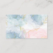 Unter dem Kindergeburtstag Mermaids Begleitkarte (Rückseite)