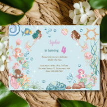 Unter dem Kindergeburtstag Mermaids