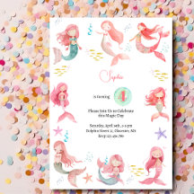 Unter dem Kindergeburtstag Mermaids