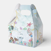 Unter dem Kindergeburtstag Mermaids Geschenkschachtel (Rückseite)
