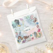 Unter dem Kindergeburtstag Mermaids Geschenktütchen (Ausgeschnitten)