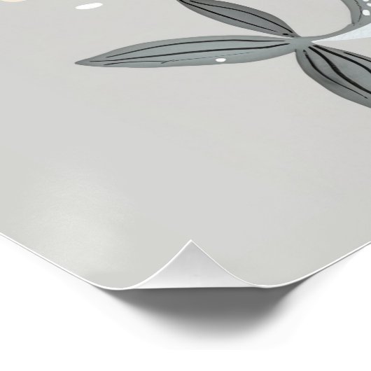 Unter dem Kinderzimmer "Sea Print", "Kids Beach Wa Poster (Ecke)