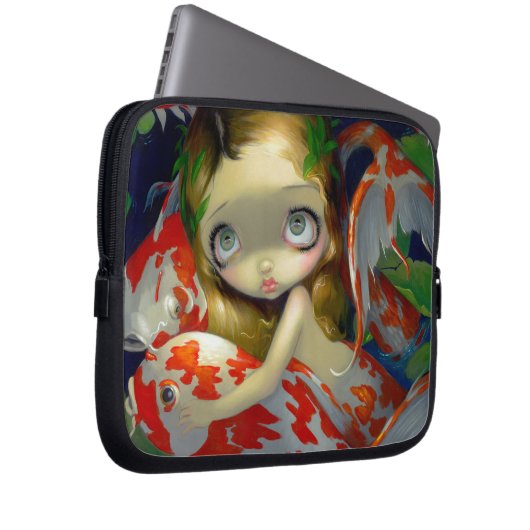 "Unter dem Koi" Elektronik-Tasche Laptopschutzhülle (Vorne Rechts)