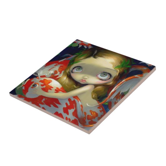 "Unter dem Koi" Fliese (Seite)