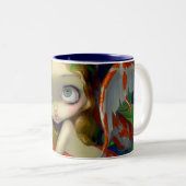 "Unter dem Koi" Tasse (VorderseiteRechts)