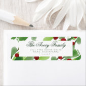 Unter dem Label "Mistletoe Holiday Return Address" (Insitu)