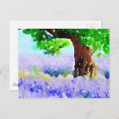 Unter dem Lavendelbaum Postkarte (Vorne/Hinten)
