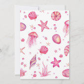 Unter dem Lebensjahr des Ozeans Einladung (Rückseite)