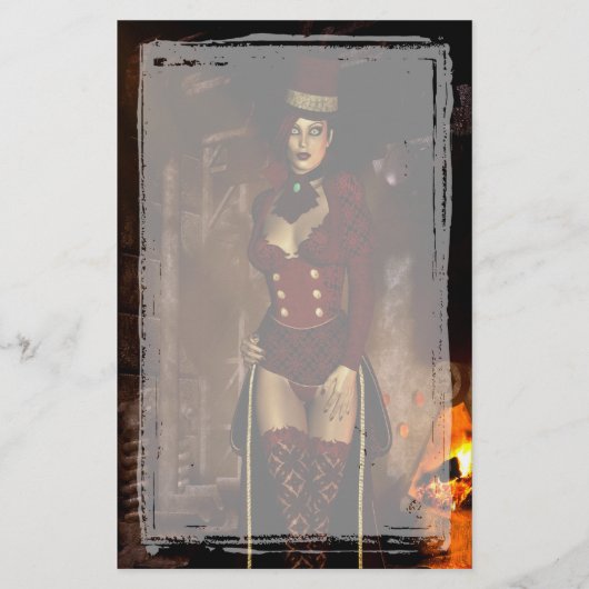 Unter dem legendären gotischen Steampunkstadium Briefpapier (Vorderseite)