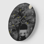 Unter dem Lüfterbaum Große Wanduhr (Winkel)