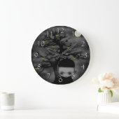 Unter dem Lüfterbaum Große Wanduhr (Zuhause)